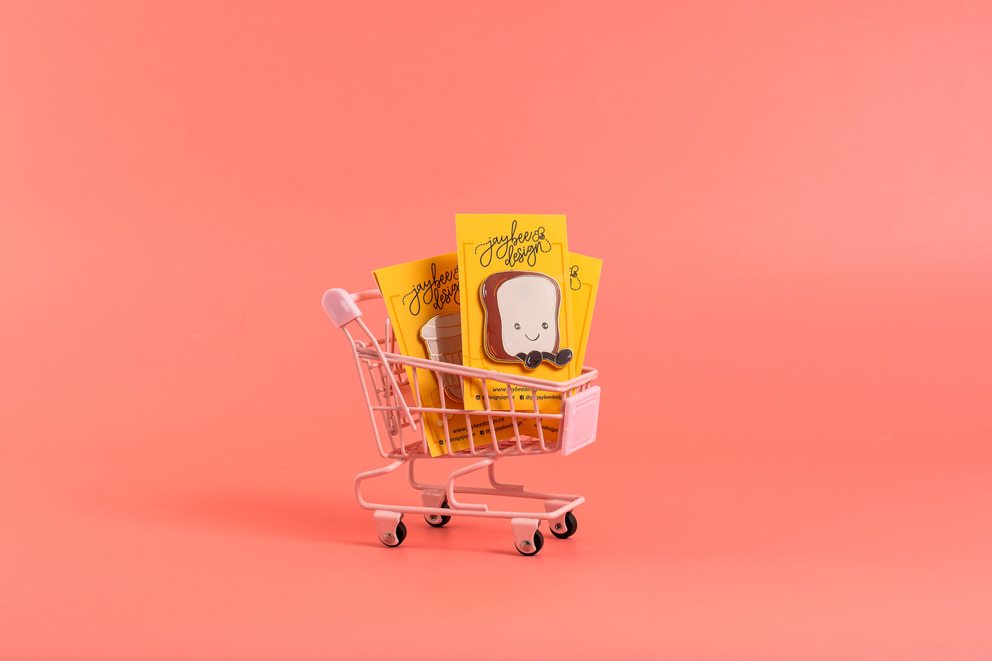 Toast Enamel Pin