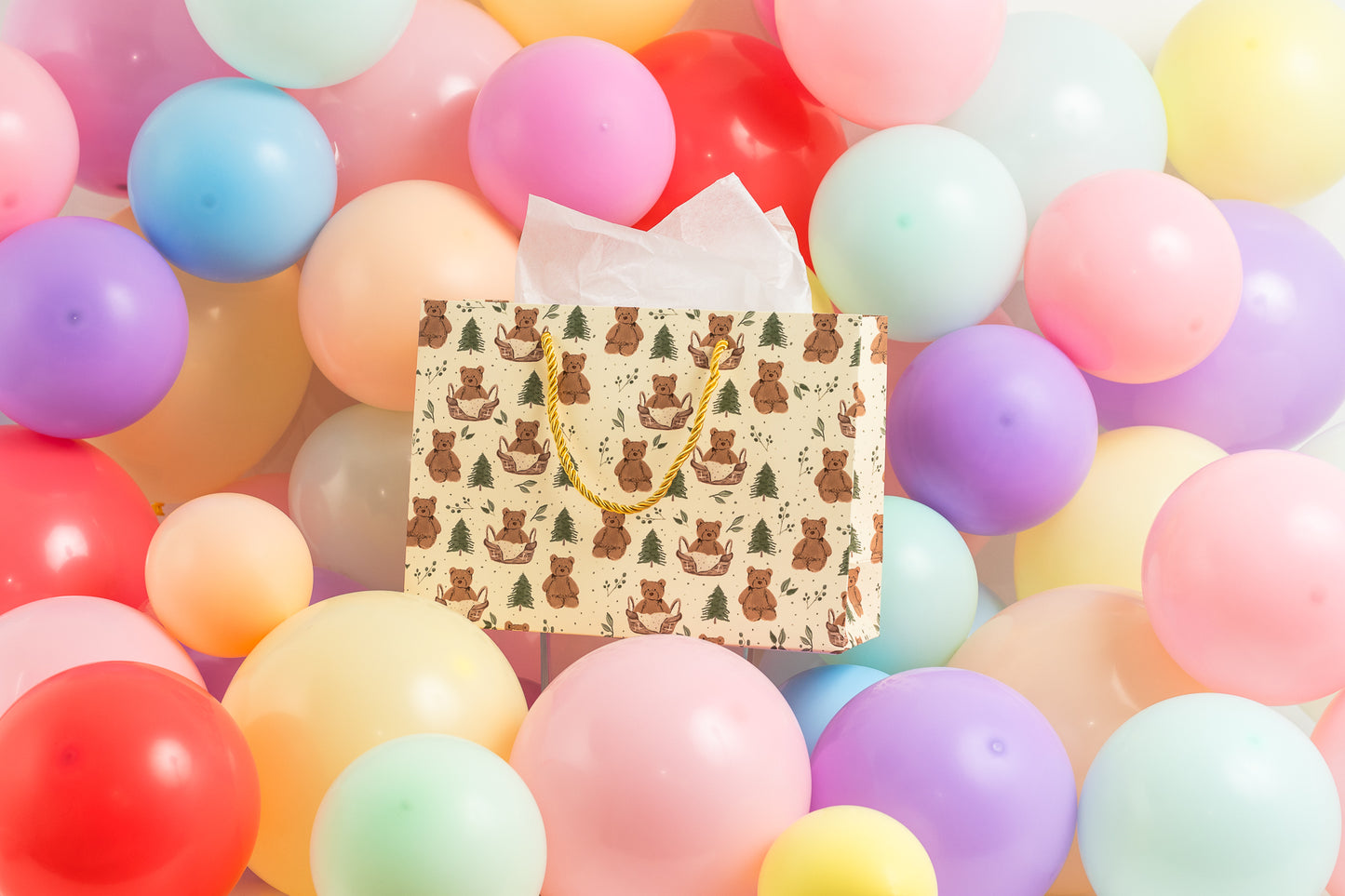 Little Bear Pattern Gift Bag