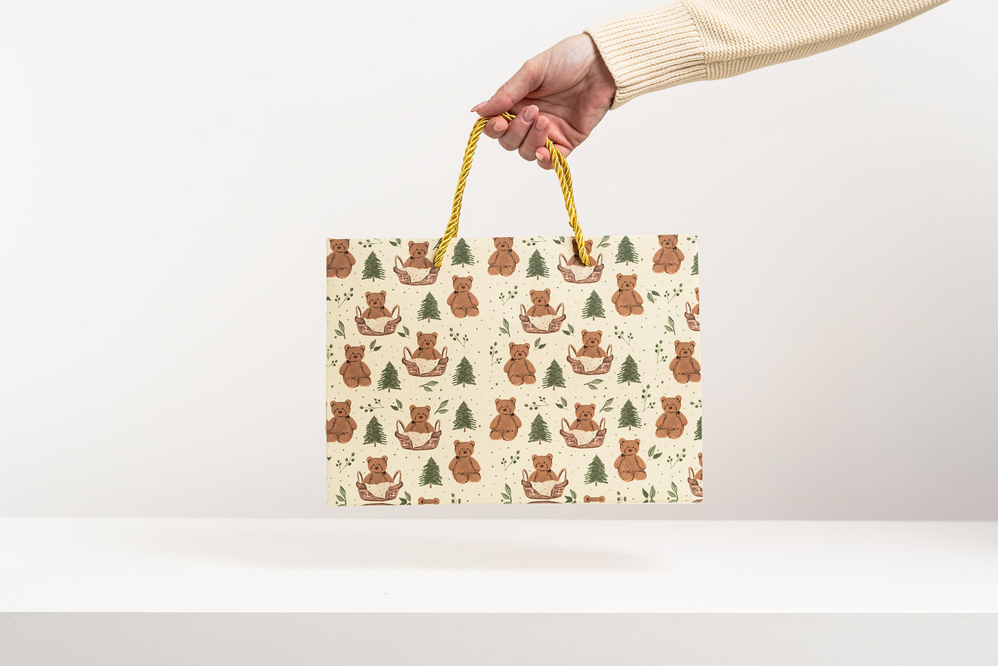Little Bear Pattern Gift Bag