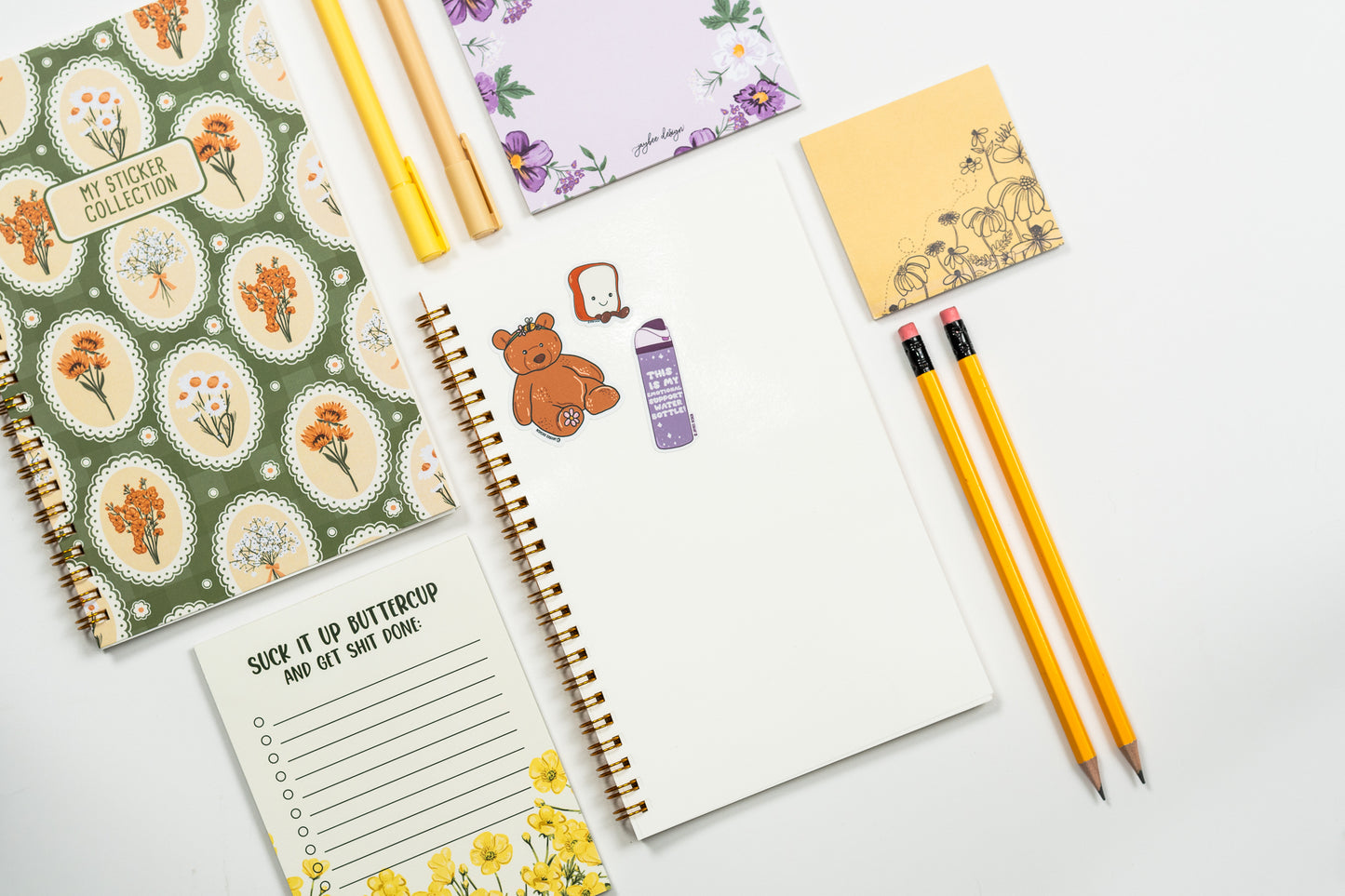 My Sticker Addiction Golden Sunflower Sticker Book