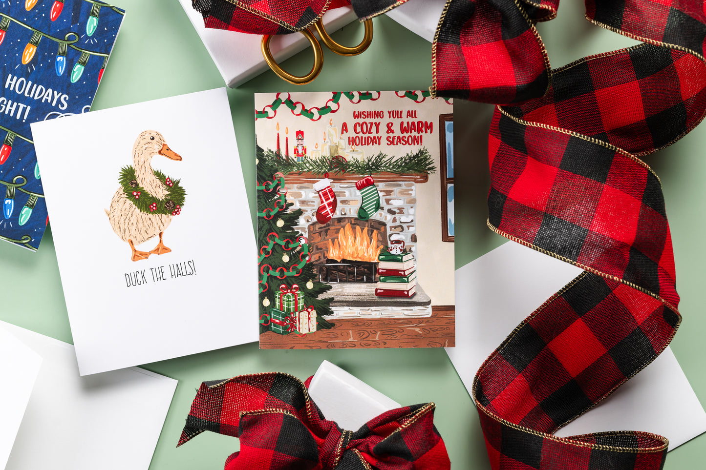 Wishing yule all a cozy & warm holiday season- Greeting Card