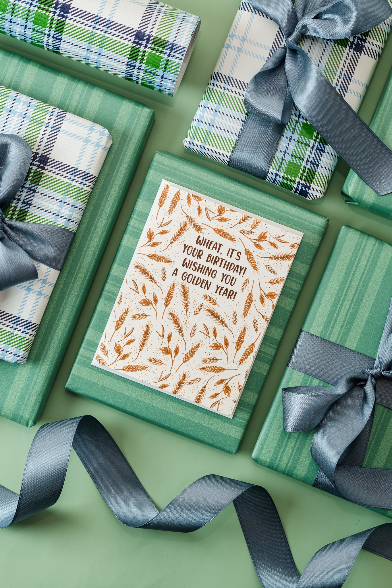 Wheat It's Your Birthday! Wishing You A Golden Year! - Greeting Card
