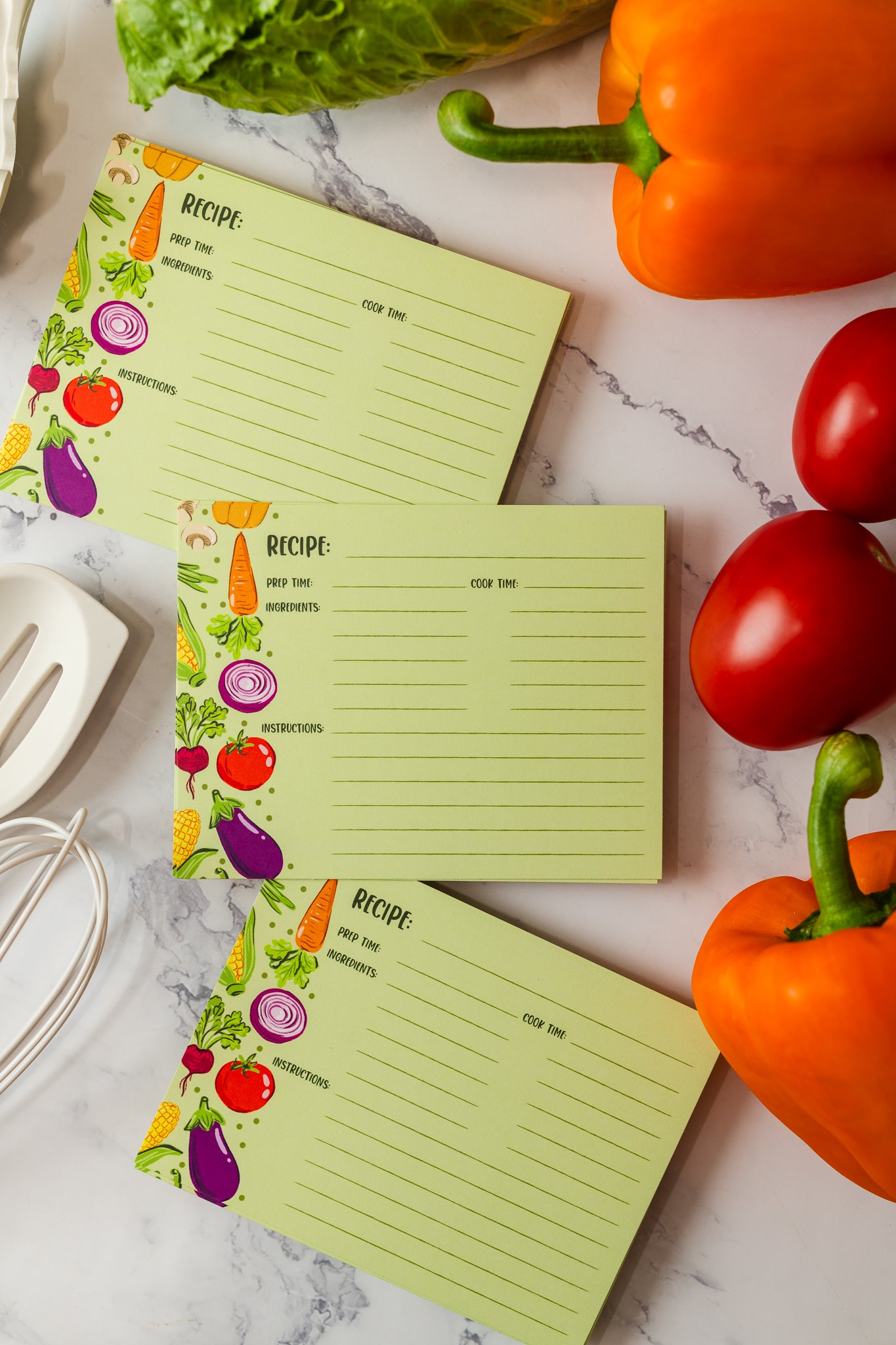 Veggie Recipe Cards