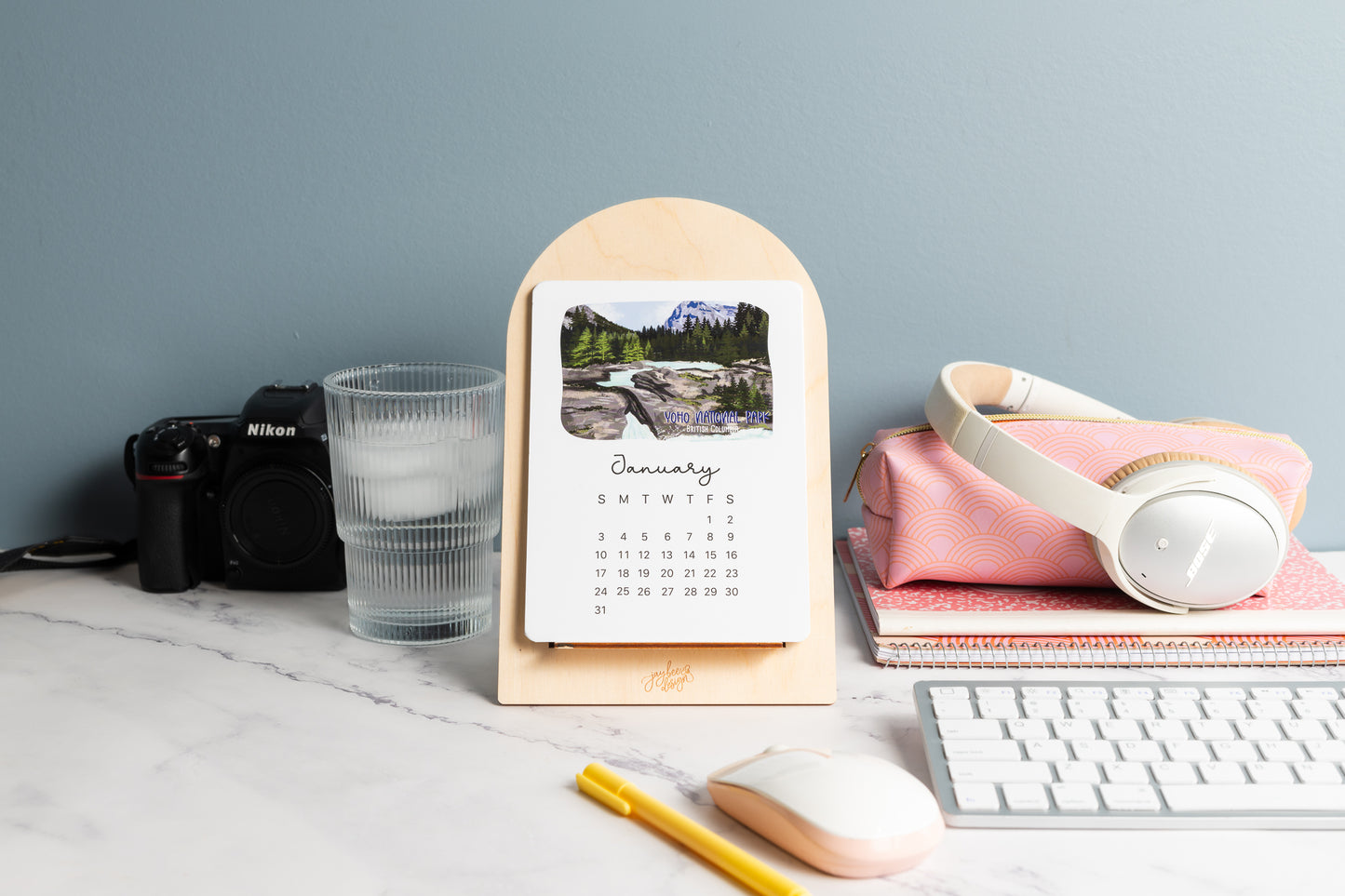 Places of Canada 2027 Desktop Calendar