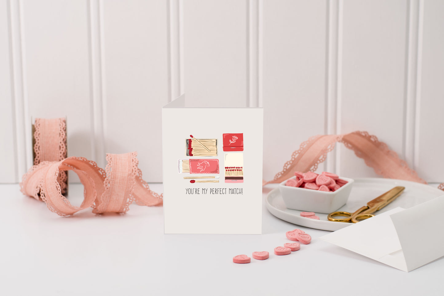 You're My Perfect Match! - Greeting Card