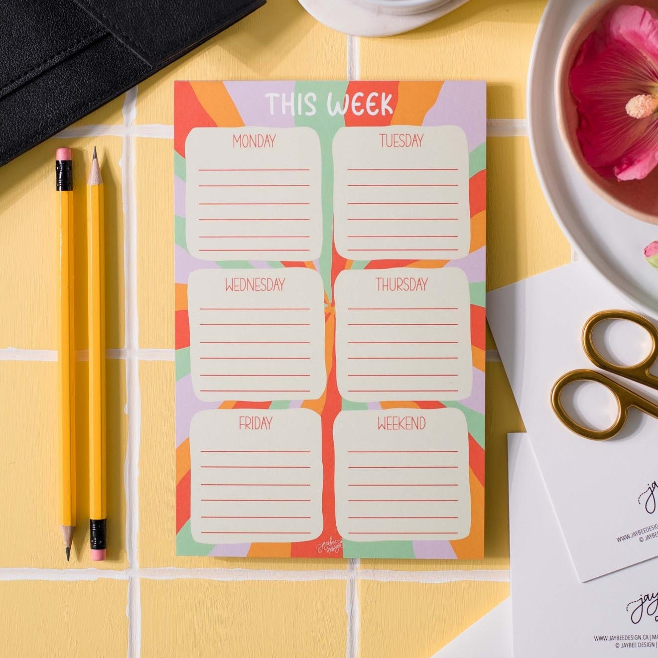 This Week Retro Notepad