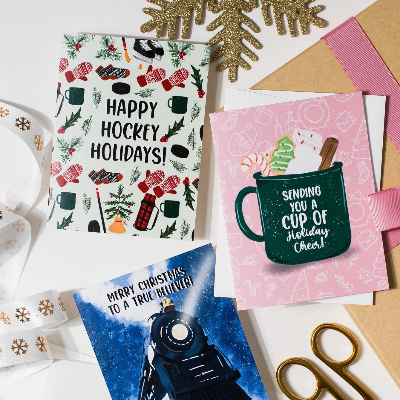 Happy Hockey Holidays! - Greeting Card