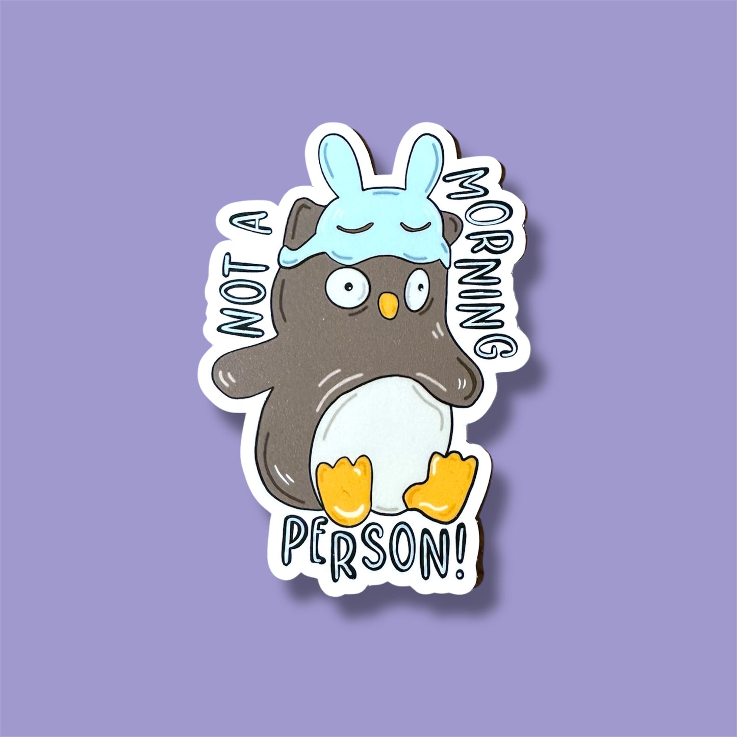 Not A Morning Person Vinyl Sticker