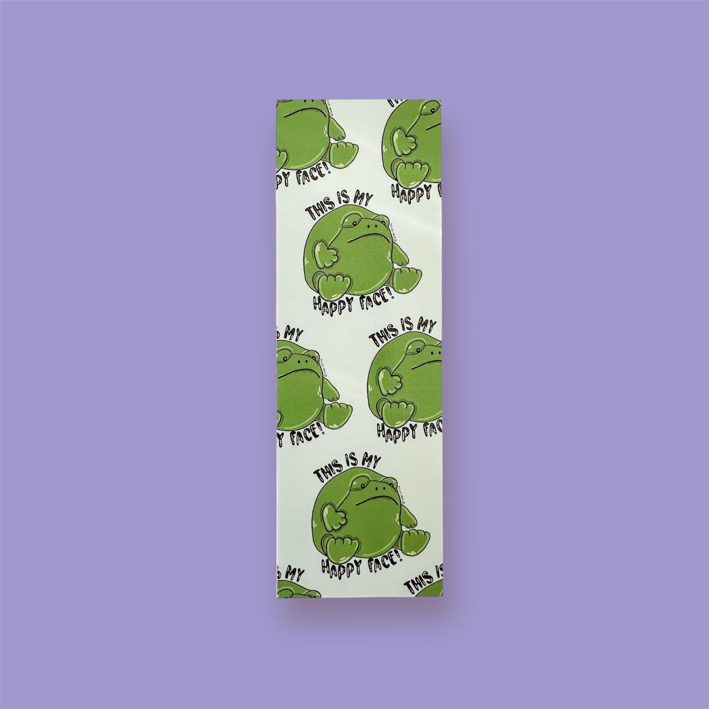 This Is My Happy Face Bookmark