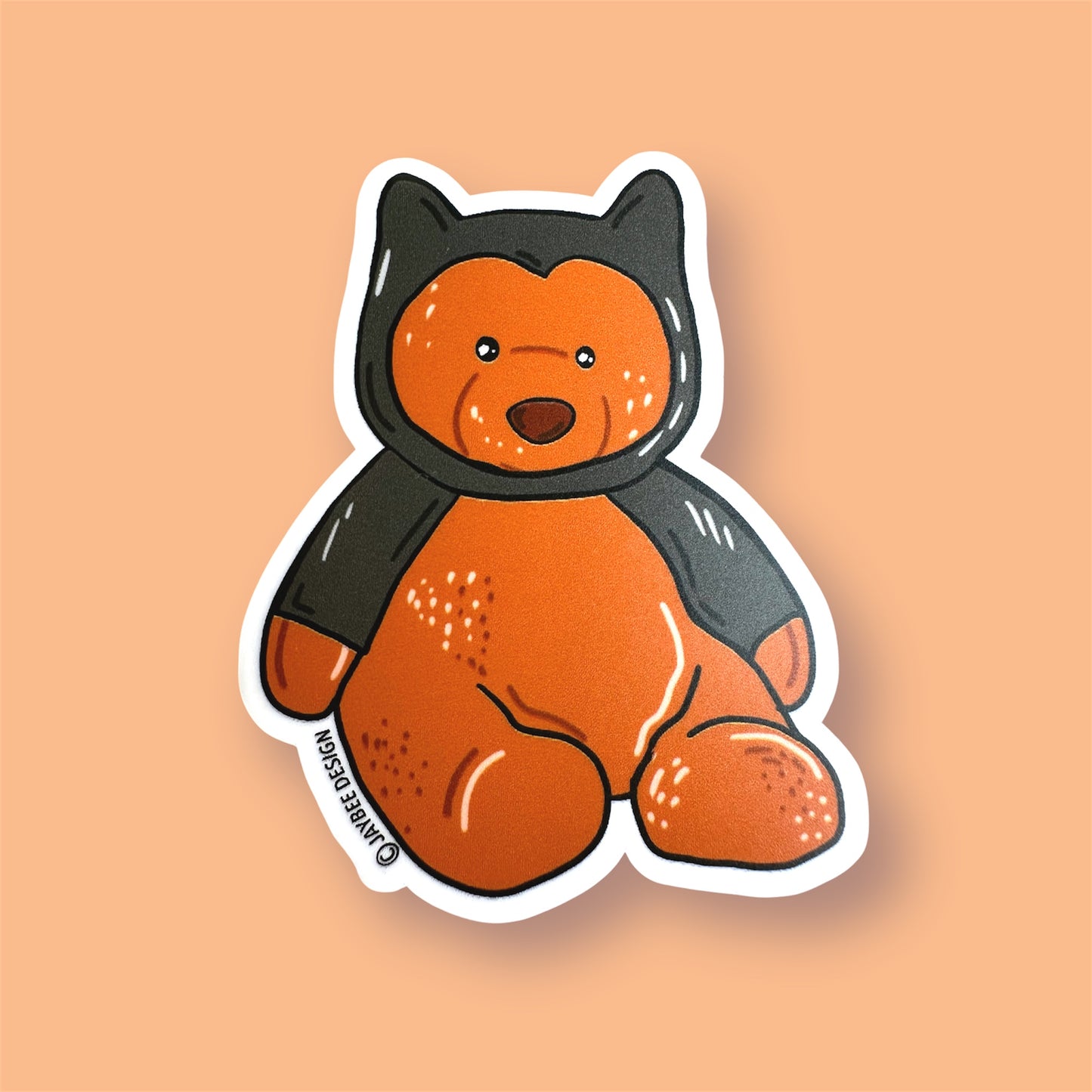 Bat Bear Vinyl Sticker