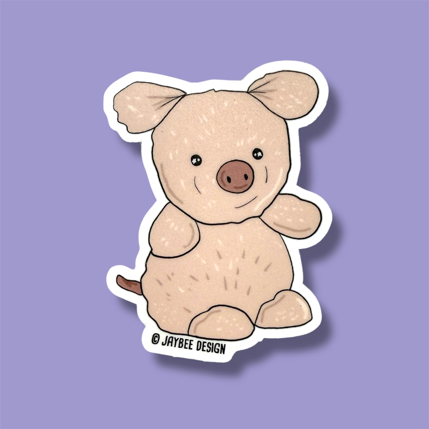 Little Piggy Vinyl Sticker