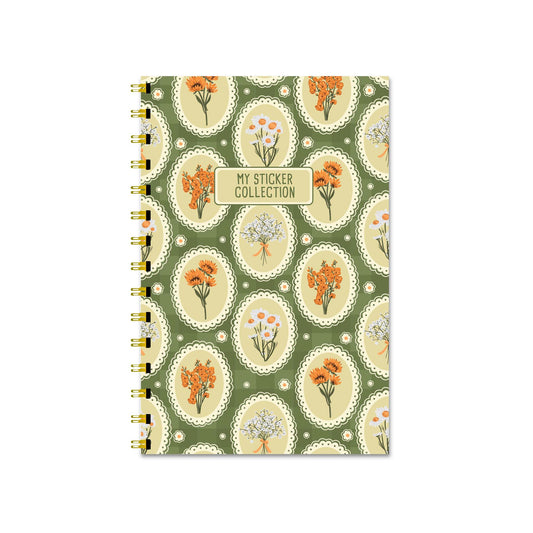 My Sticker Collection Floral Sticker Book