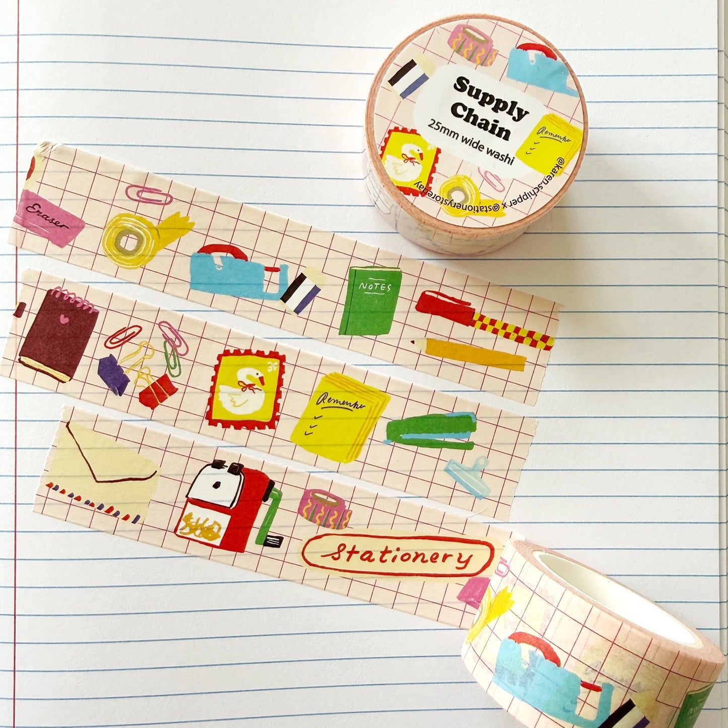 Supply Chain Wide Washi Tape