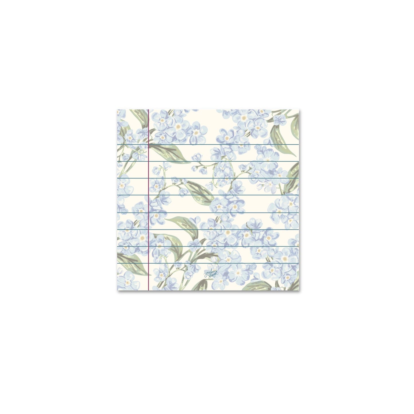 Forget Me Not Sticky Notes