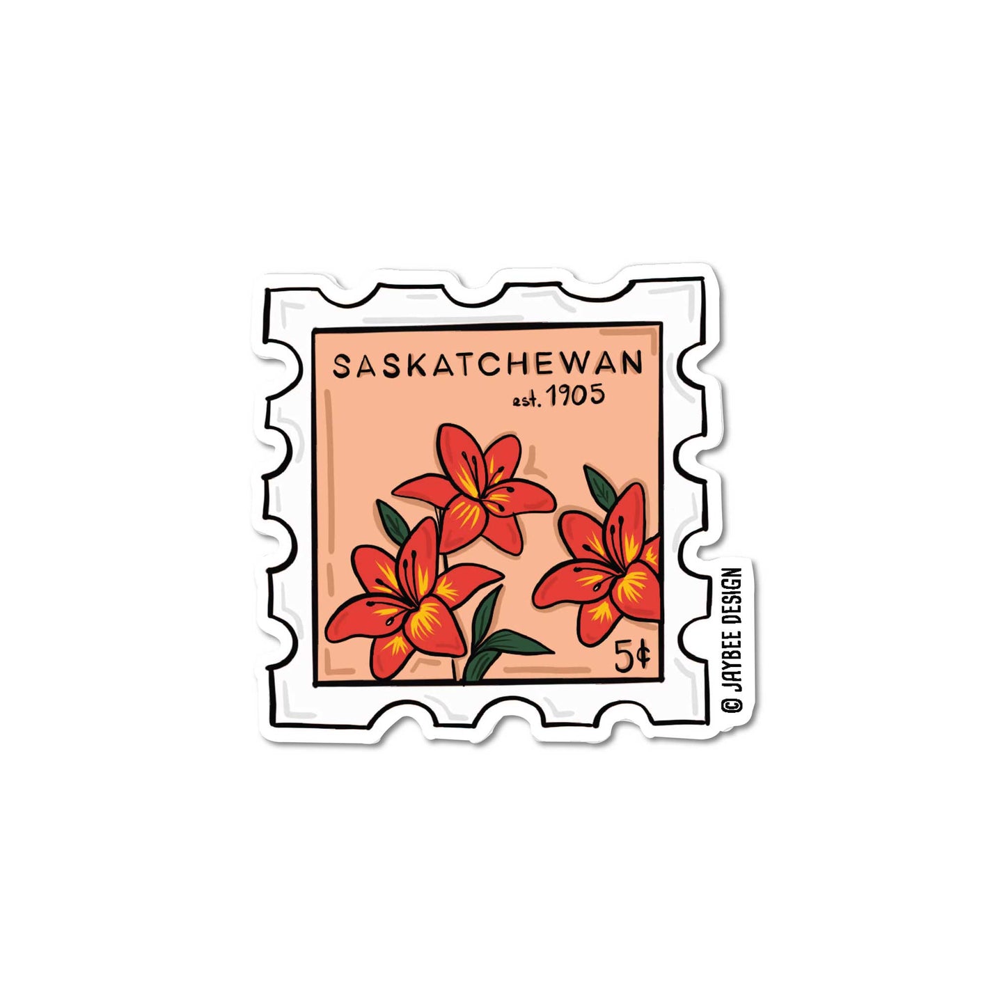 Saskatchewan Stamp Magnet