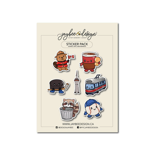 Toronto Vinyl Sticker Pack