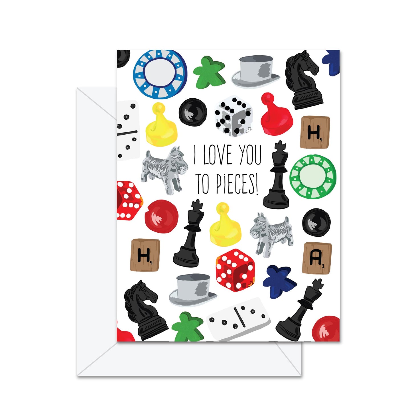 I Love You To Pieces! - Greeting Card