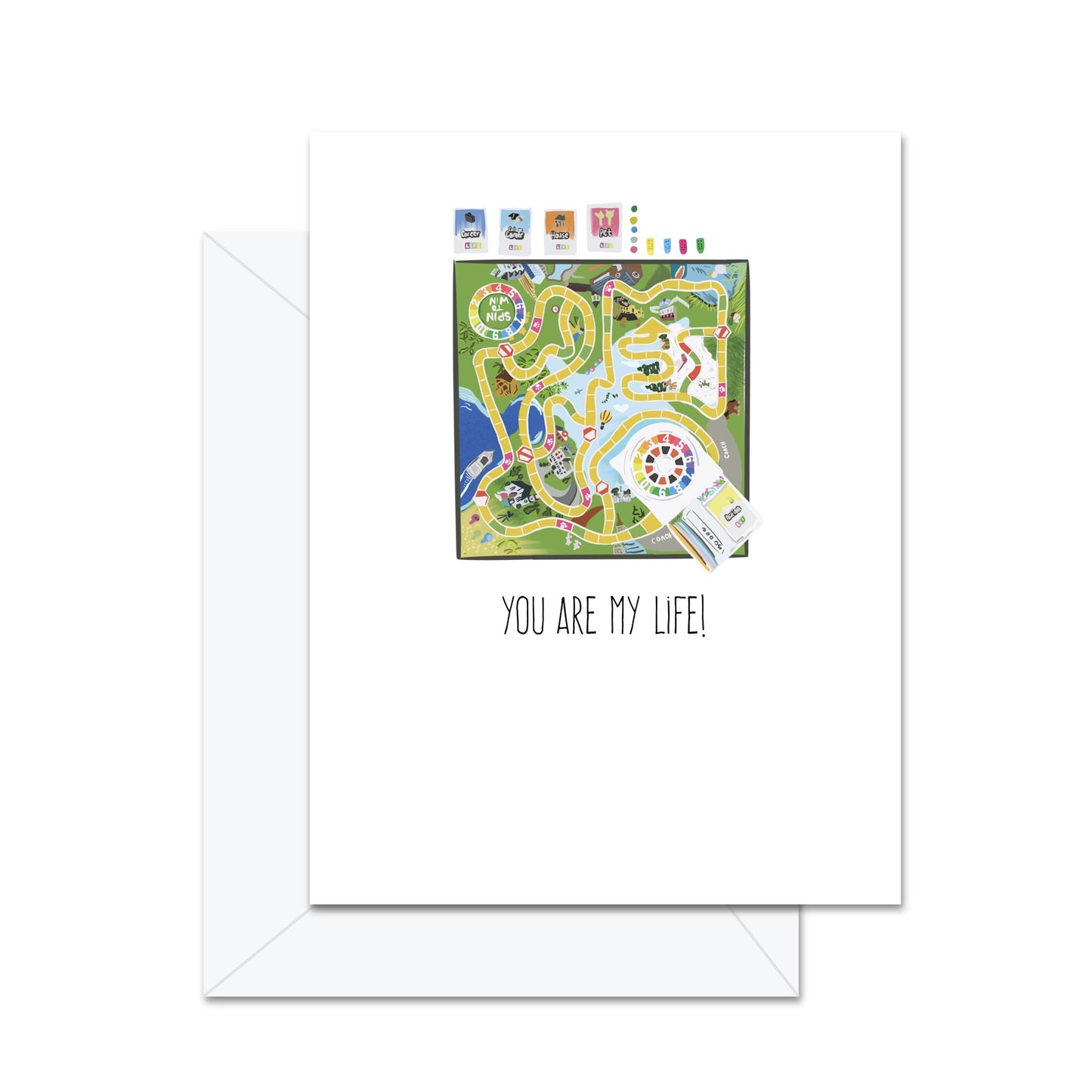 You Are My Life! - Greeting Card