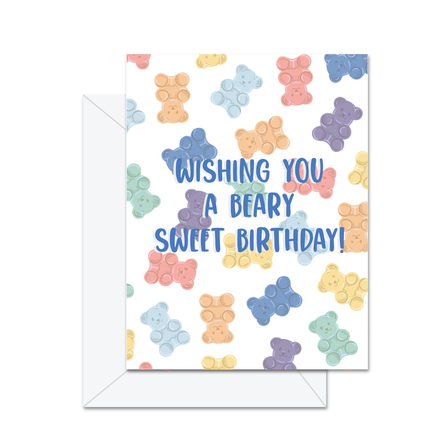 Wishing You A Beary Sweet Birthday - Greeting Card