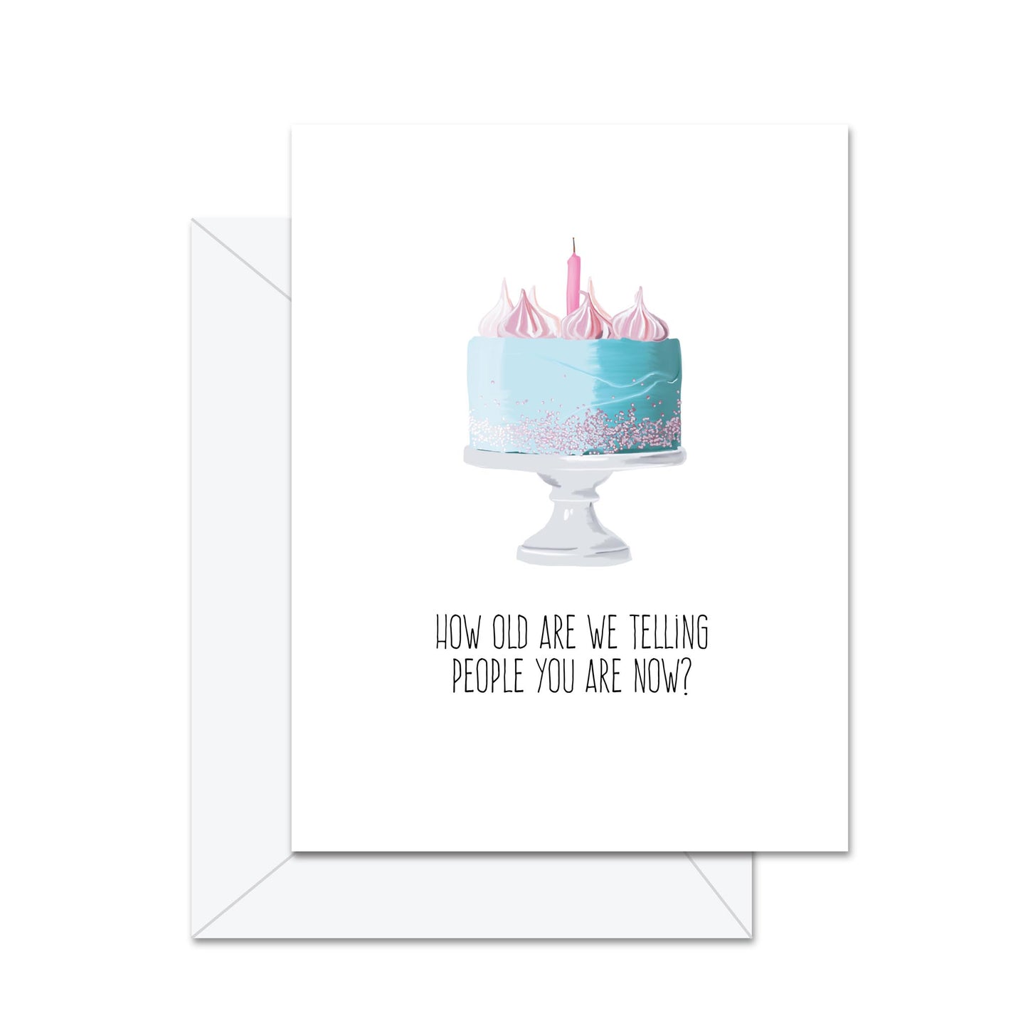 How Old Are We Telling People You Are Now? - Greeting Card