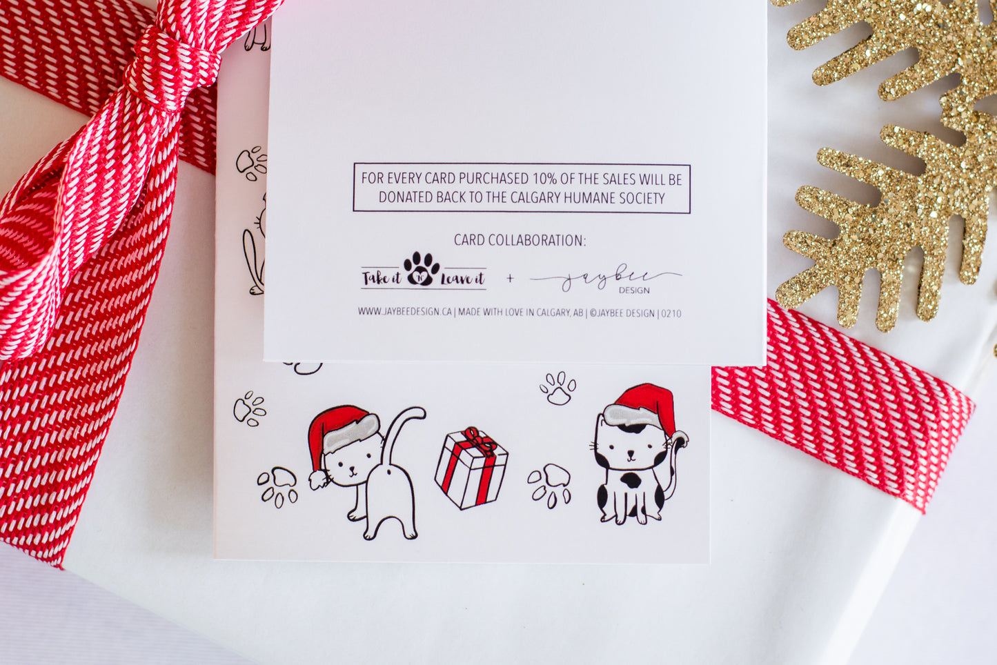 Merry Christmas To My Favourite Human! (Cat) - Greeting Card