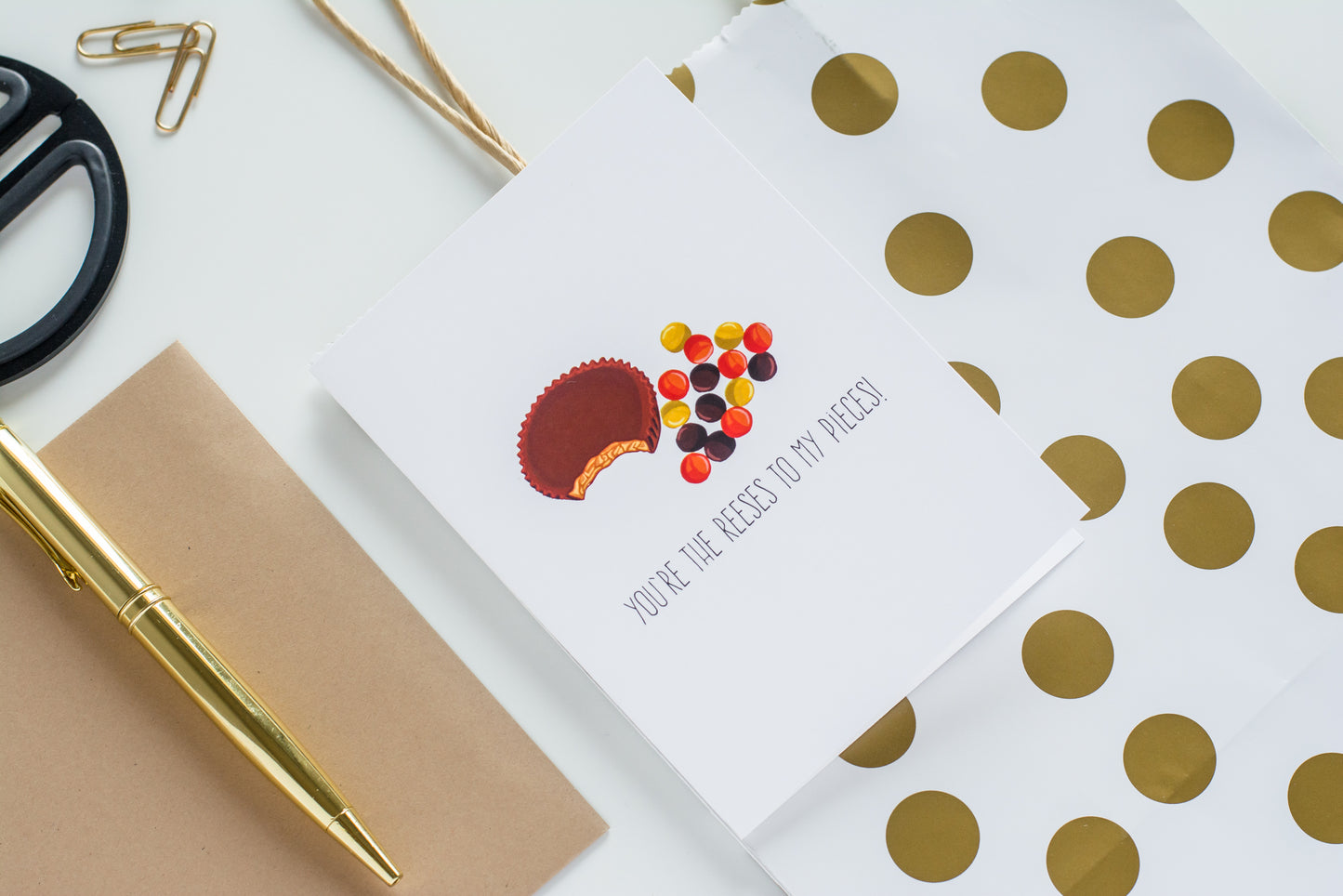 You're The Reeses To My Pieces - Greeting Card