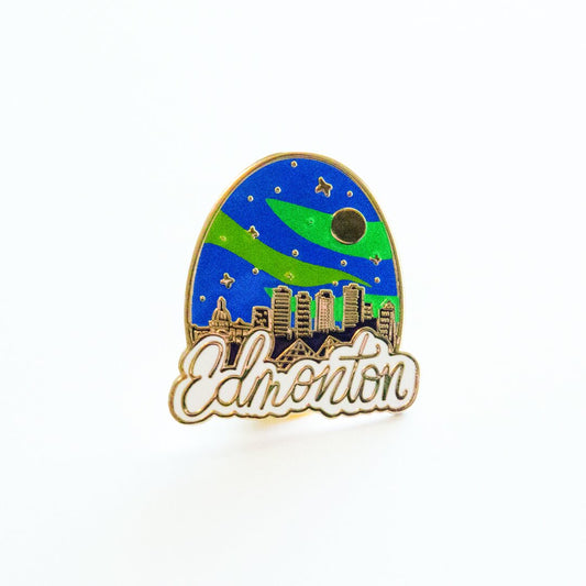 Edmonton Skyline Enamel Pin