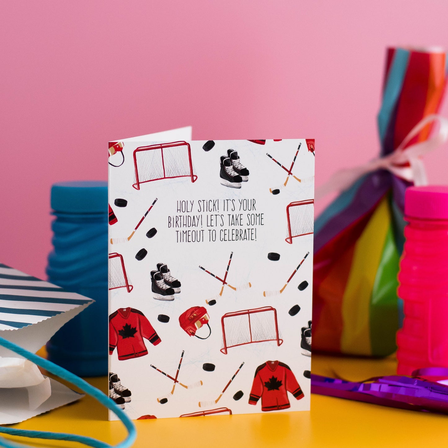 Holy Stick! It's Your Birthday! Let's Take Some Timeout To Celebrate! - Greeting Card