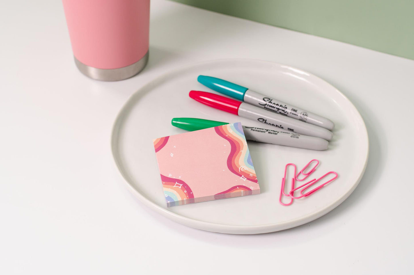 Rainbow Vibes Sticky Notes