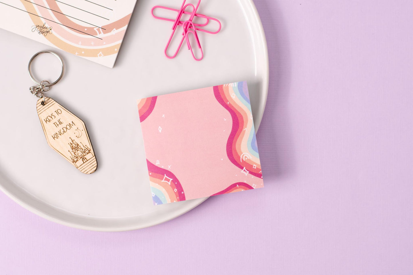 Rainbow Vibes Sticky Notes