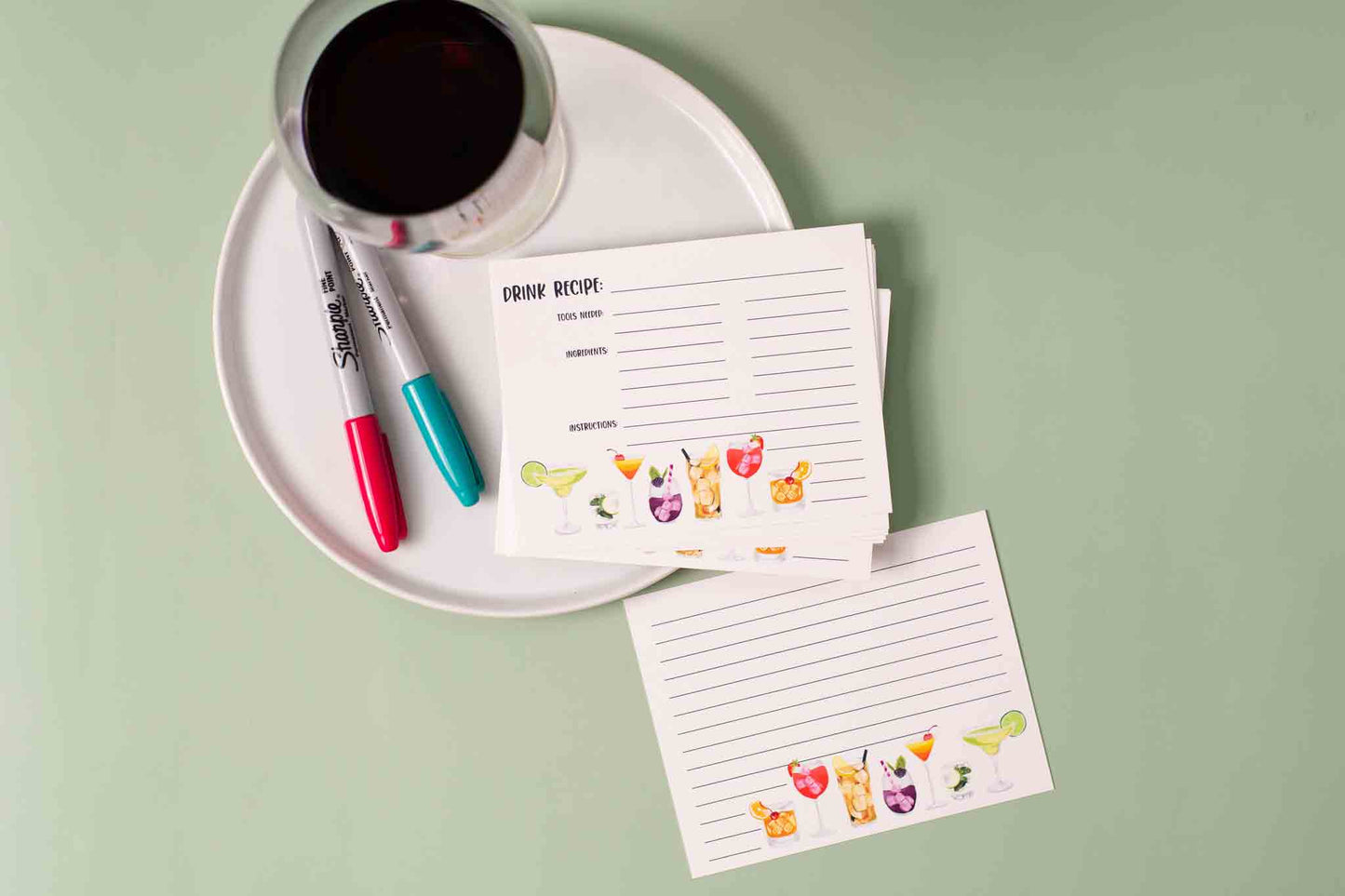 Drink Recipe Cards