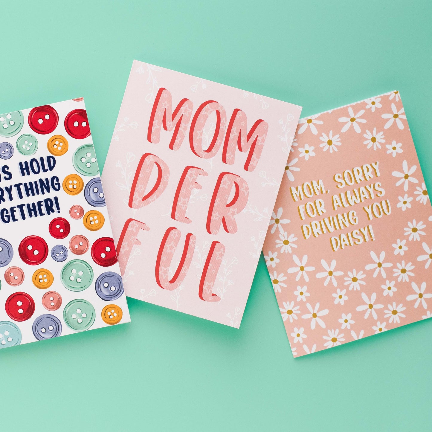 Mom, Sorry For Always Driving You Daisy! - Greeting Card
