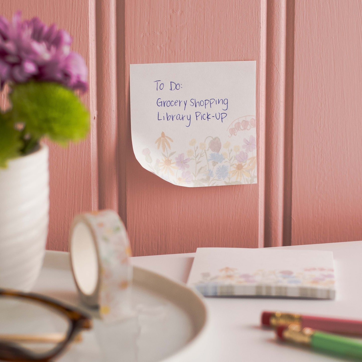 Wildflower Sticky Notes