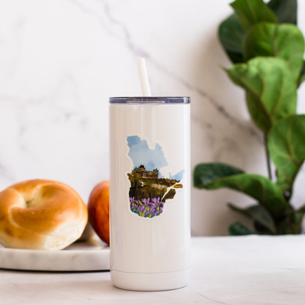 Quebec Vinyl Sticker