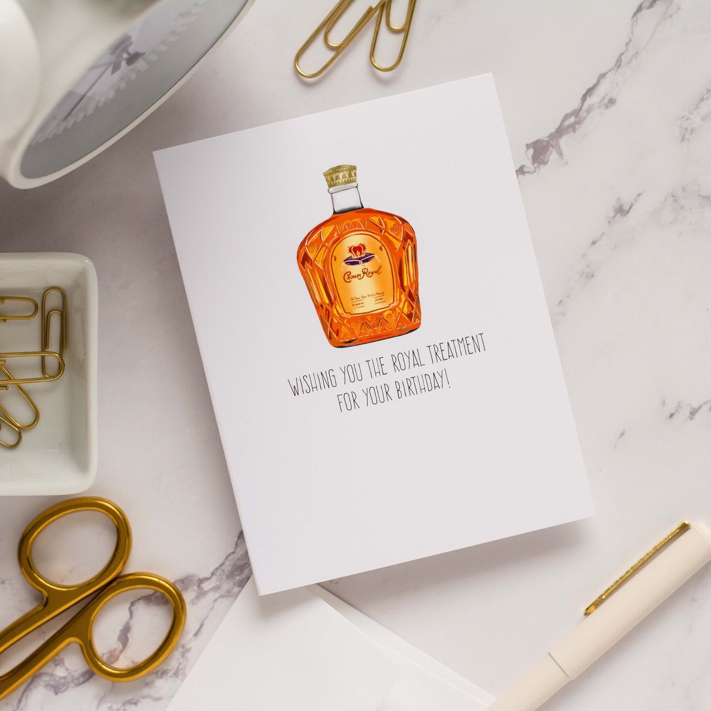Wishing You The Royal Treatment On Your Birthday! - Greeting Card
