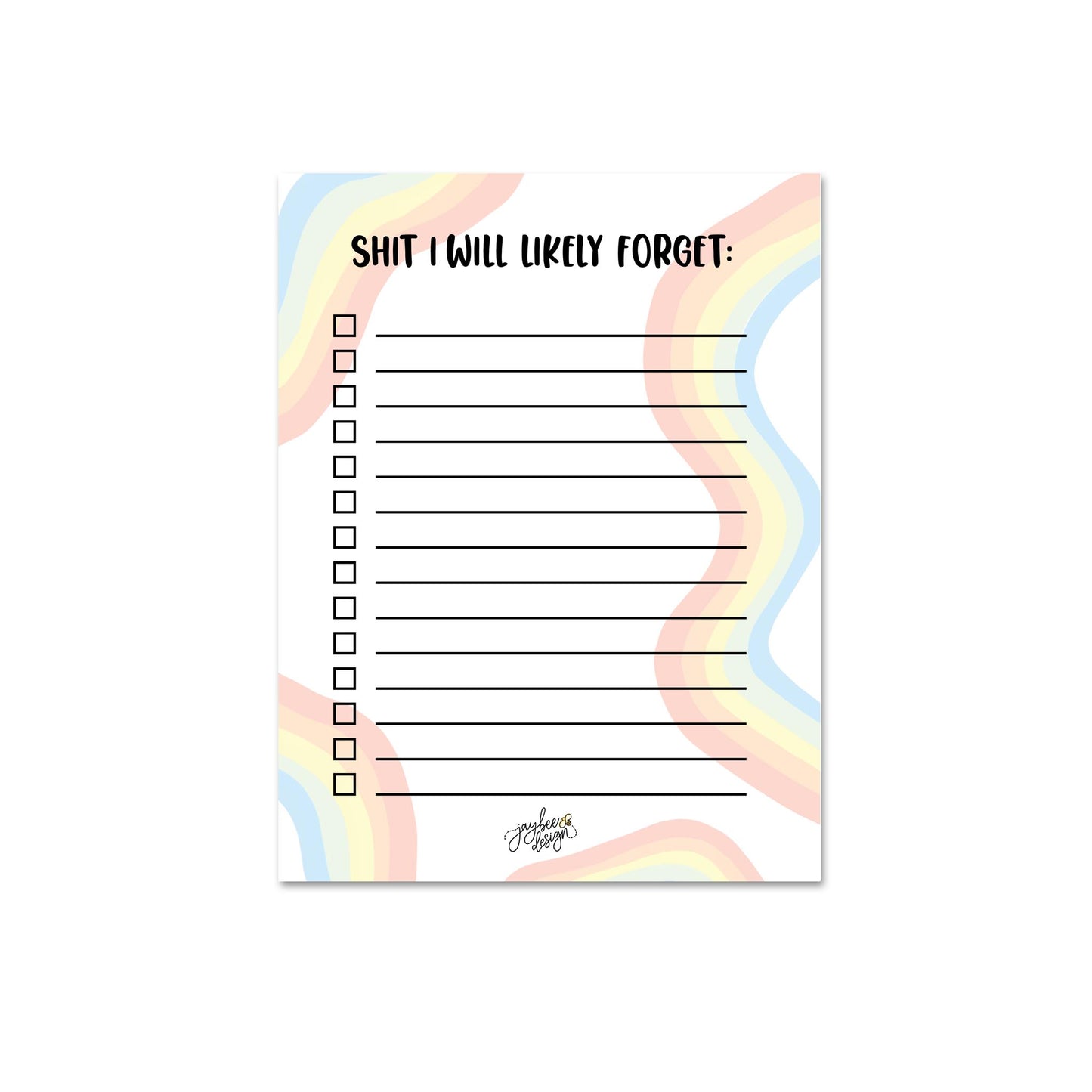 Shit I Will Likely Forget Notepad