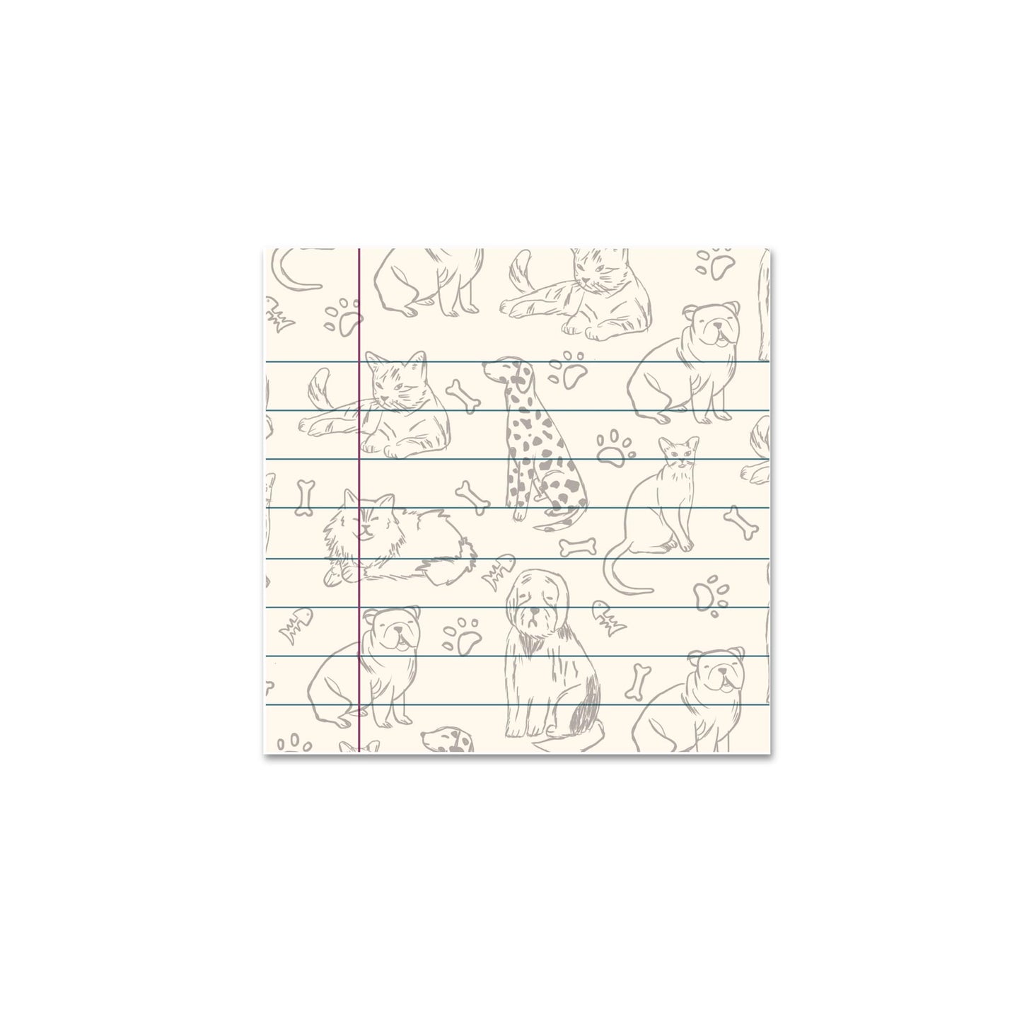 Cat & Dog Sticky Notes
