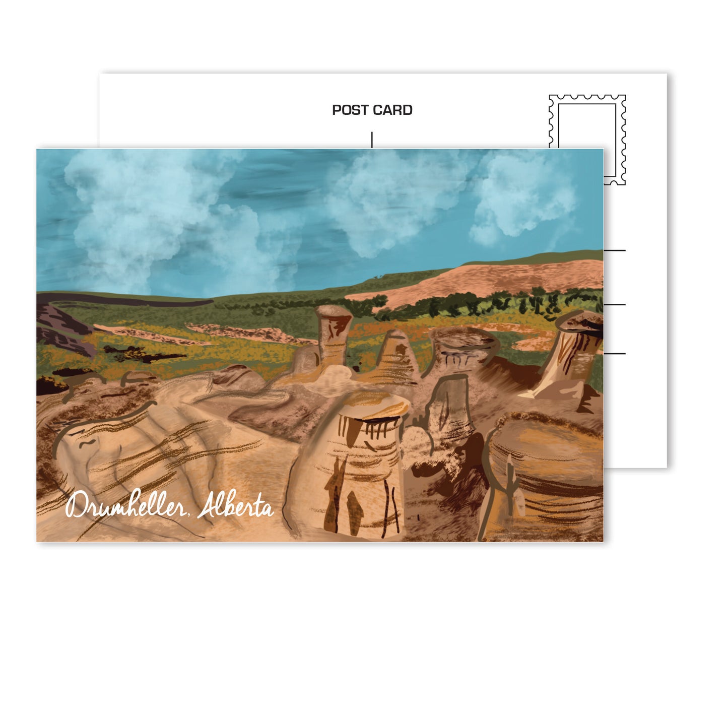 Drumheller, Alberta - Postcard