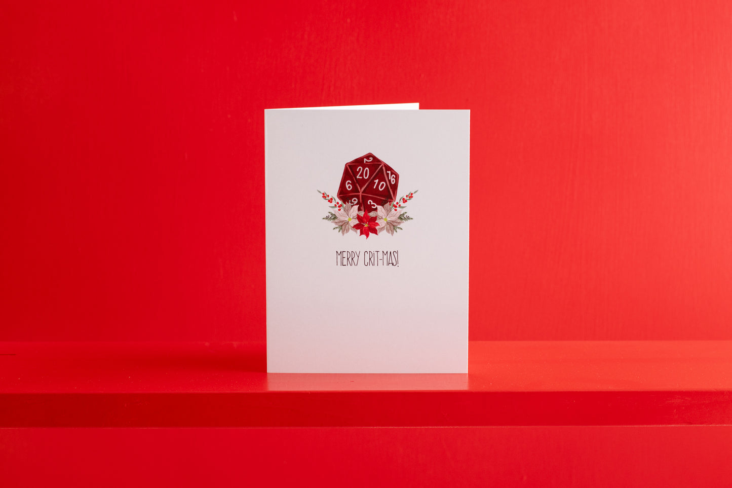 Merry Crit-mas- Greeting Card