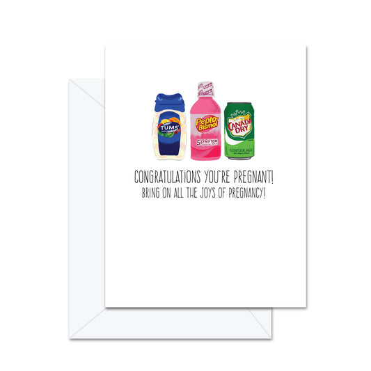 Congratulations You're Pregnant! - Greeting Card