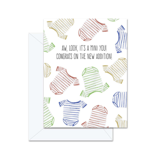 Aw, Look, It's A Mini You! - Greeting Card
