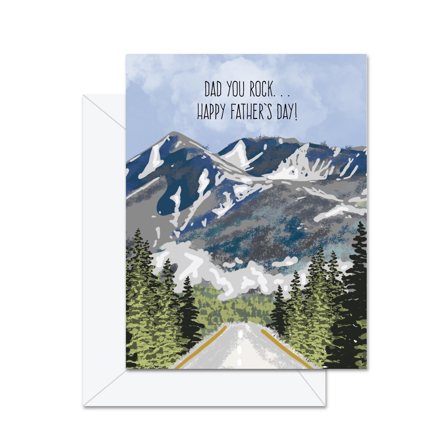 Dad You Rock . . . Happy Father's Day! - Greeting Card