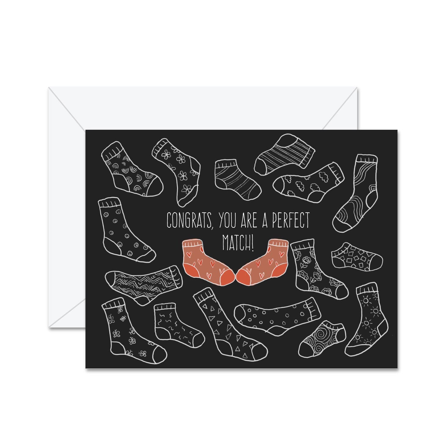 Congrats, You Are A Perfect Match! - Greeting Card