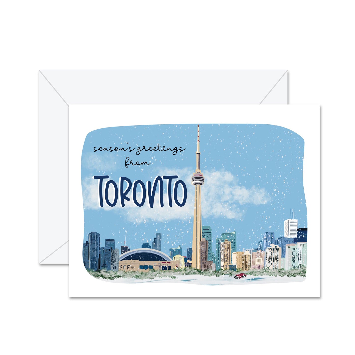 Season's Greetings From Toronto - Greeting Card