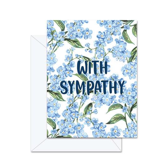 With Sympathy - Greeting Card