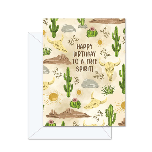 Happy Birthday To A Free Spirit! - Greeting Card