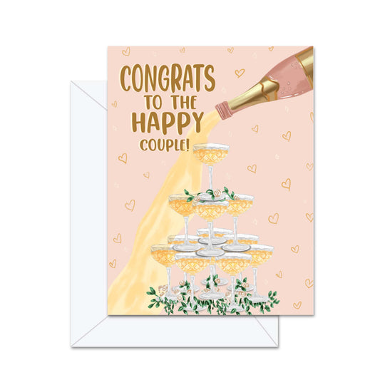 Congrats To The Happy Couple! - Greeting Card