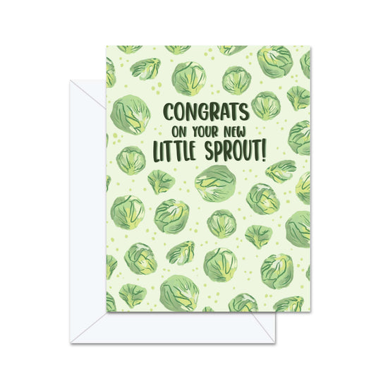 Congrats on Your New Little Sprout! - Greeting Card