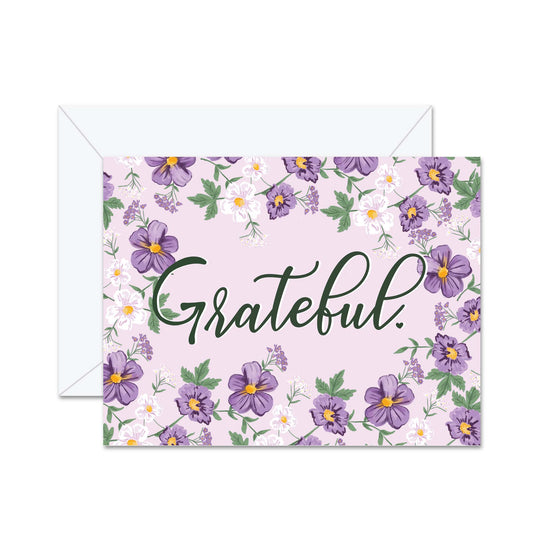 Grateful - Greeting Card