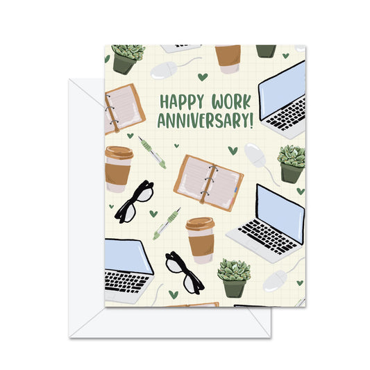 Happy Work Anniversary - Greeting Card